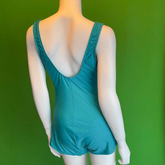 Maxine Turquoise 1 piece Bathing Suit - Picture 4 of 9